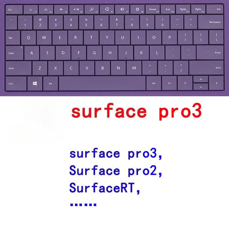 Keyboard Film for Microsoft Surface Book, TPU Keyboard Protective Film for Laptop Go (with Fingerprint Sensor) & Pro Series