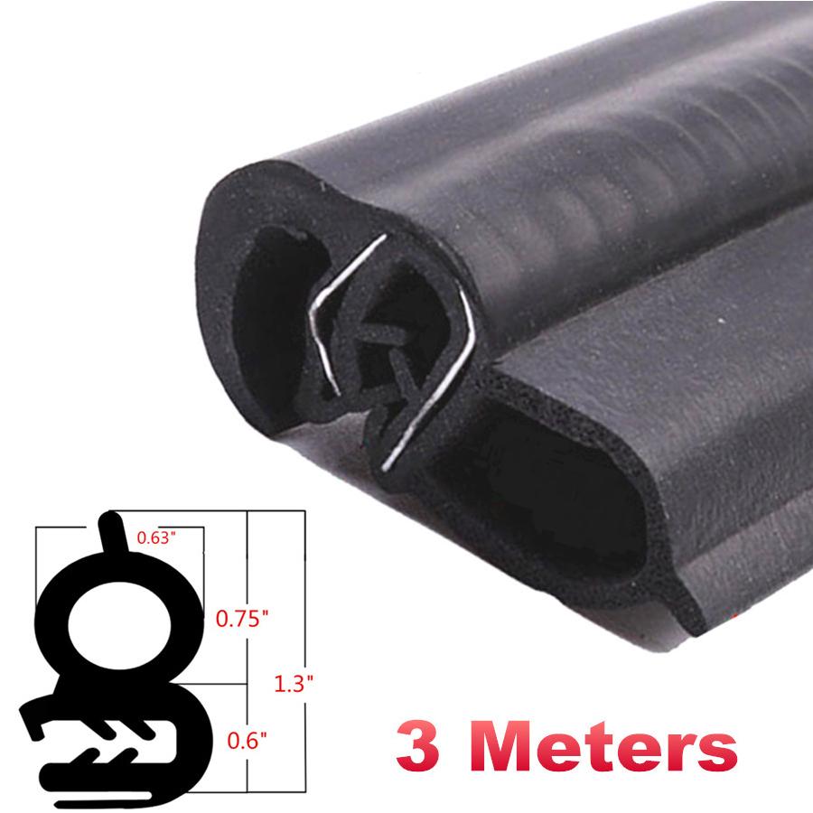 

3m Rubber Car Door Seal Weatherstrip With EPDM steel belt Body Mounted Front Left or Right 3M
