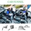 Plastic Car Engine Oil Funnel Motorcycle Refueling Gasoline Filter Transfer Tool Oil Change Filling Car Accessories