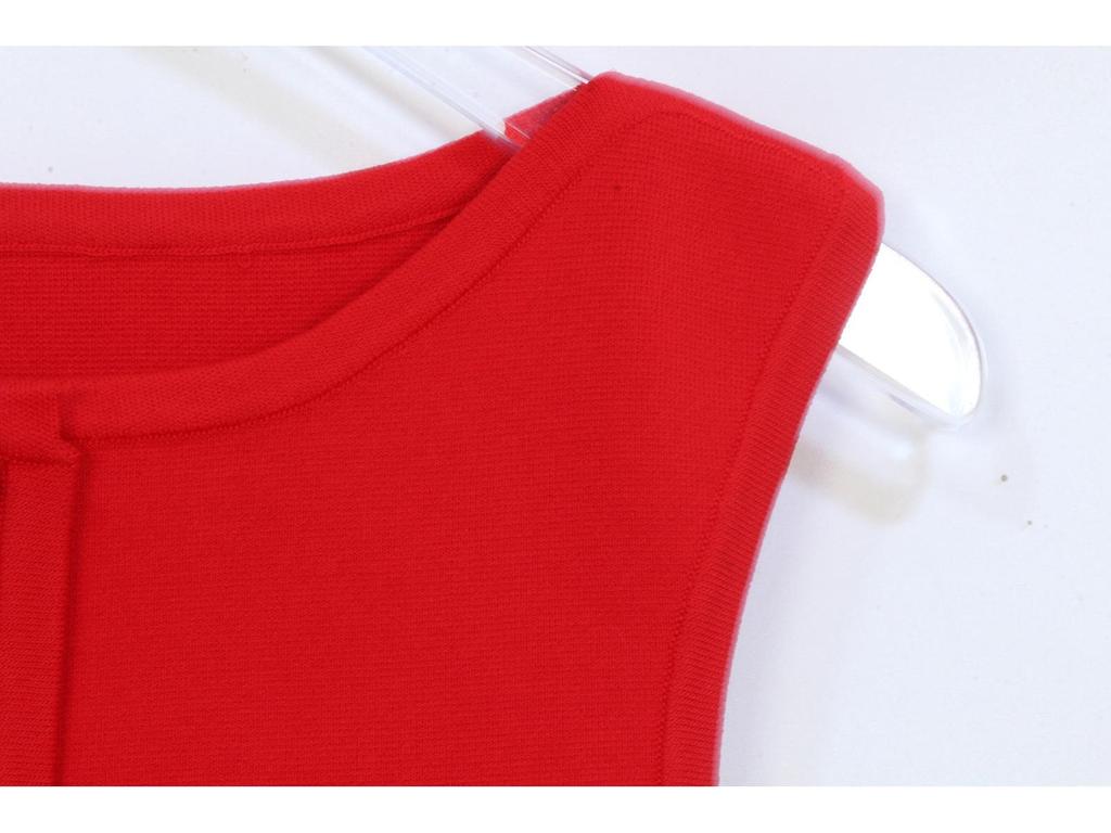 2025 Spring/Summer French Sleeveless Button Vest & Skirt Set