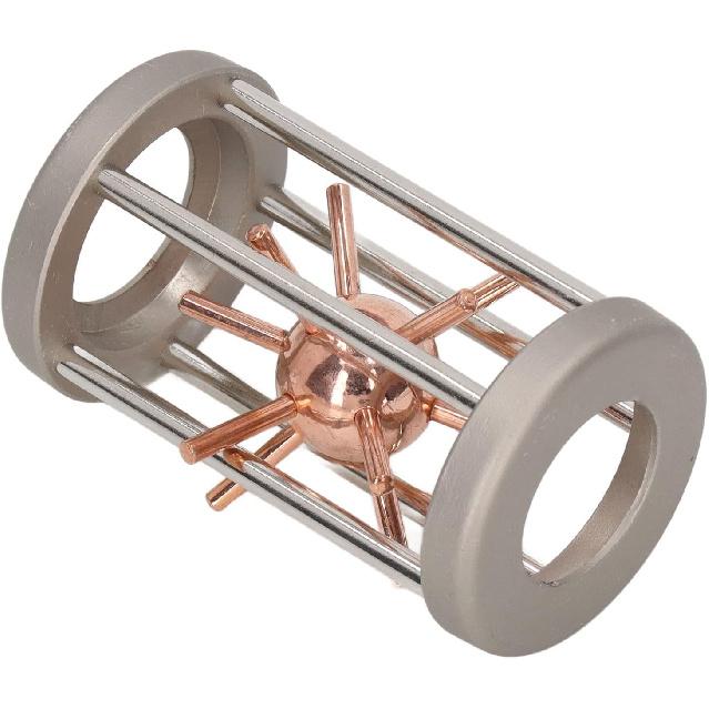 Metal Puzzles Brain Teasers, Piece Relax Puzzles Brain Teaser Puzzles for Adults Zinc Alloy Trapped Spiked Ball Puzzle Unlocking Puzzle for Adults