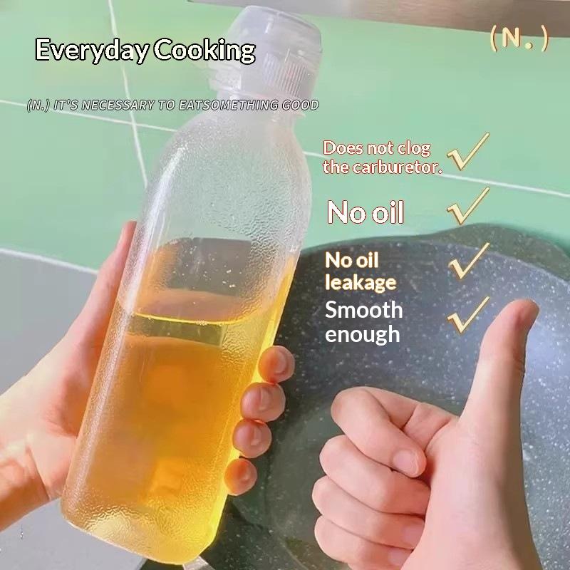 Food Grade Squeeze Oil Dispenser Bottle Leak Proof Drip Free Perfect For Home Kitchen Cooking Baking
