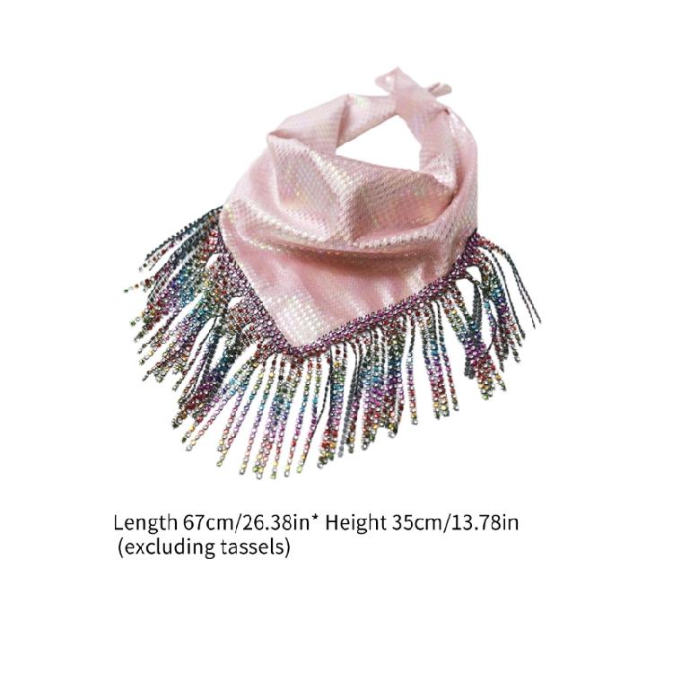 Modern Square Scarf Perfect Accessory for Nightclub Dancing and Music Festivals