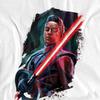 Star Wars Unisex Adult Obi Wan Kenobi Reva Painted T-Shirt