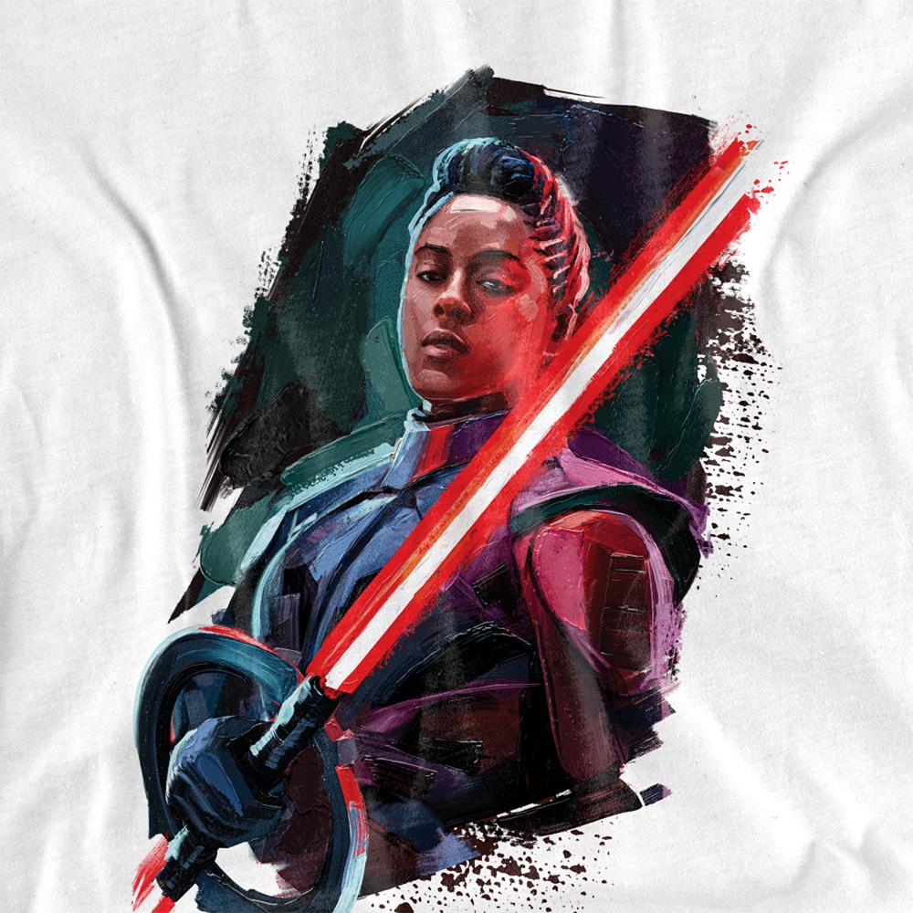 Star Wars Unisex Adult Obi Wan Kenobi Reva Painted T-Shirt