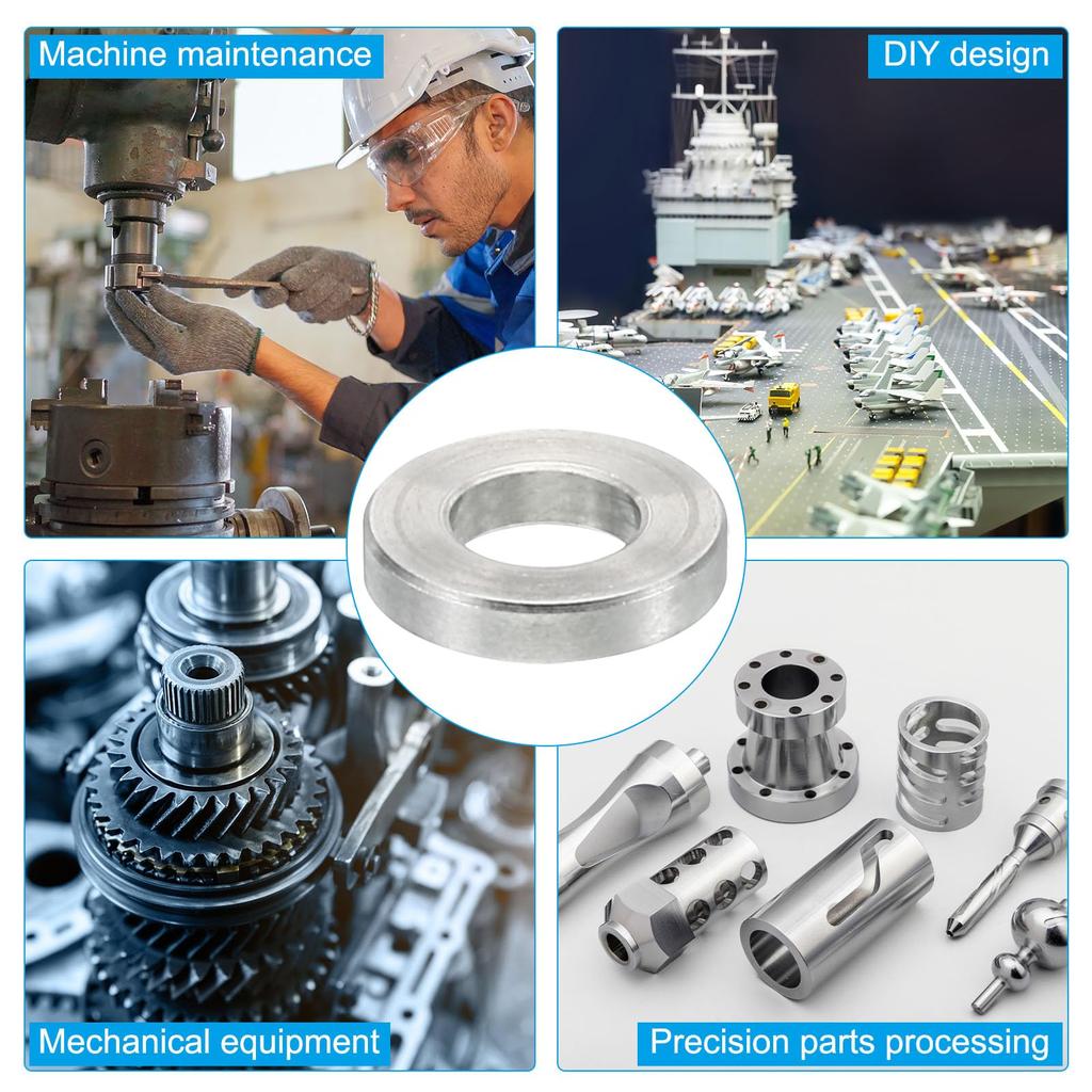 PATIKIL M5 Stainless Steel Spacer 5.2mm ID X 10mm OD X 2mm Long for