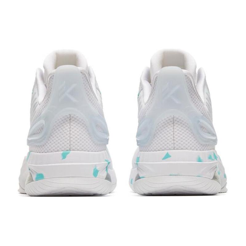 Anta KT3 KT Textile, Synthetic Leather Slip Resistant Abrasion Resistant Low top Basketball Shoes Men's White Blue Sneakers 112311605-1