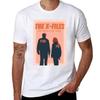 Mulder And Scully Xfiles Vintage Inspired Retro Poster Tshirt Breathable Basic Cotton Tshirt