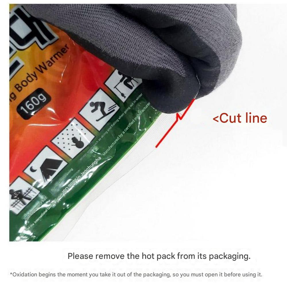 Hand Warmer Hot Pack, 160g x 10 Pieces in the Box