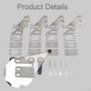 4 Pieces of RC Airplane Control Accessories with Ball Head, Lightweight Replacement, High