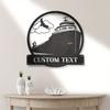 Custom Metal Wall Art Lake Freighter Home Decor Modern Maritime