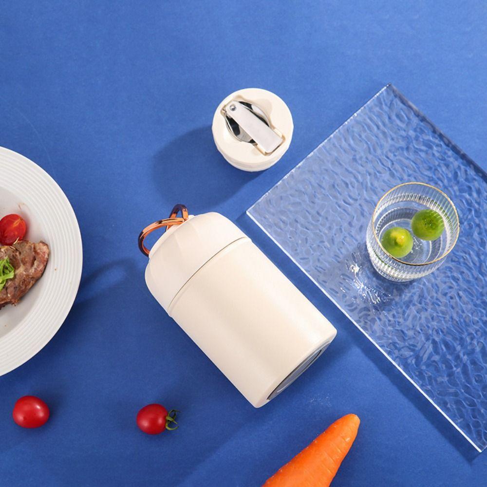 500ml Food Thermal Jar Handheld Lunch Box Insulated Vacuum Jar Thermal Soup Cup  Hiking