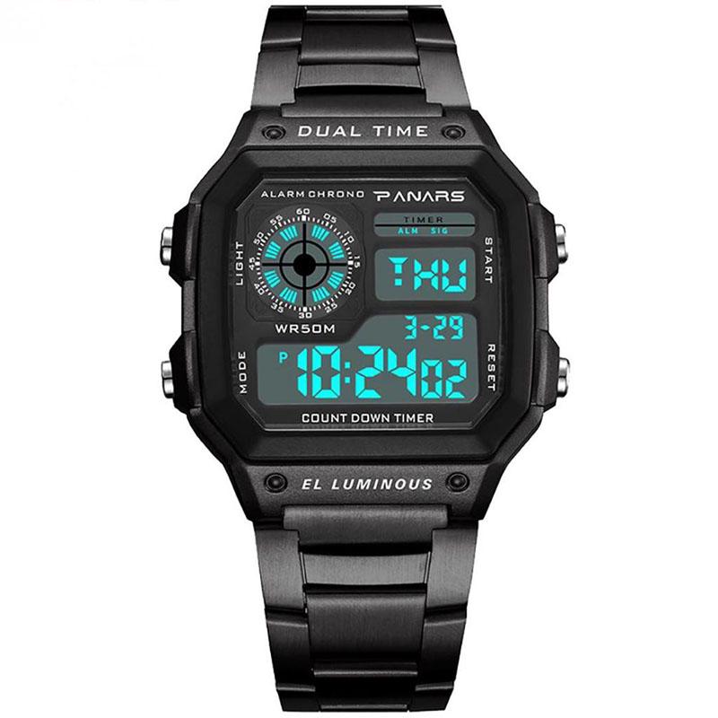 square dial digital watches