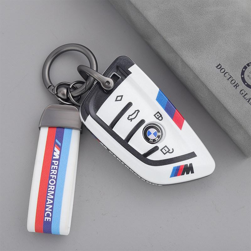 Autoschlüsseletui Abdeckung Tasche für BMW F20 G20 G30 X1 X3 X4 X5 G05 X6 X7 G11 F15 F16 G01 G02 F48 Zubehör Halter Shell Schlüsselanhänger