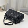 Trendy and Versatile Skull Head Bag, New European and American Minimalist Rivet Tote Bag, Stylish Handheld Shoulder Bag