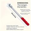Wrench Extender Tool Bar Torque Adaptor Wrench Extension Extra-Long 15 Inch Wrench Extension for Maximum Leverage