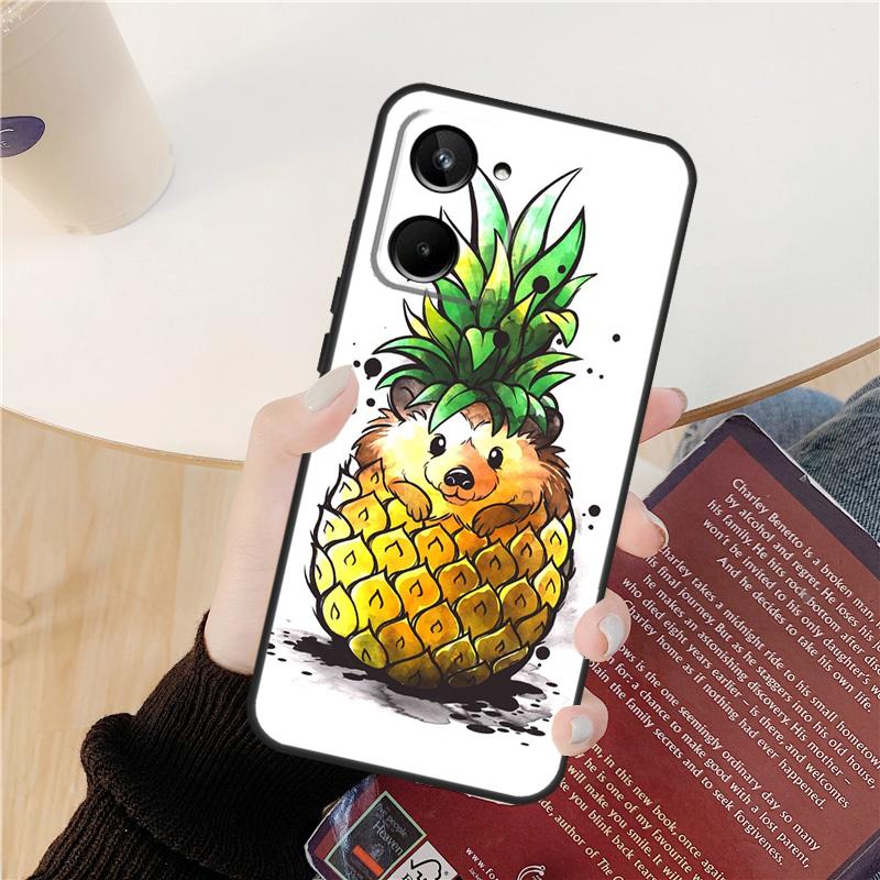 Tier Igel Hülle Für Realme C61 C67 C53 C55 C75 C51 C21Y C25S GT 6 6T 5 GT7 Pro 10 11 12 13 14 Pro Plus