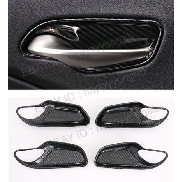 Inner Carbon Fiber Door Handle Bowl Cover Trim For -2024 Lexus UX 200 250h