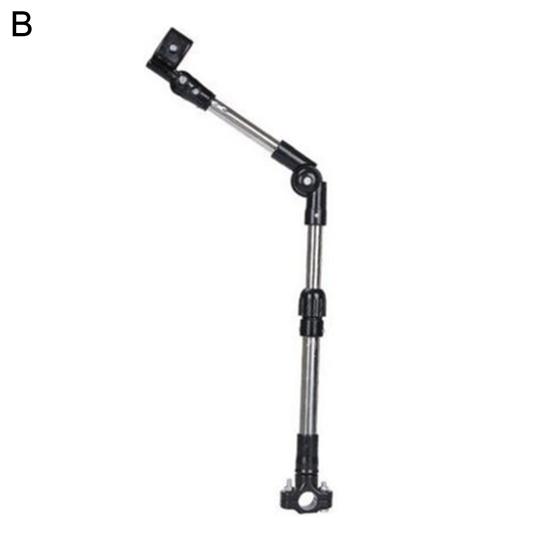Conector Umbrelă Telescopic Pliabil Metalic Suporturi Umbrelă Reglabile pentru Scaun cu Rotile