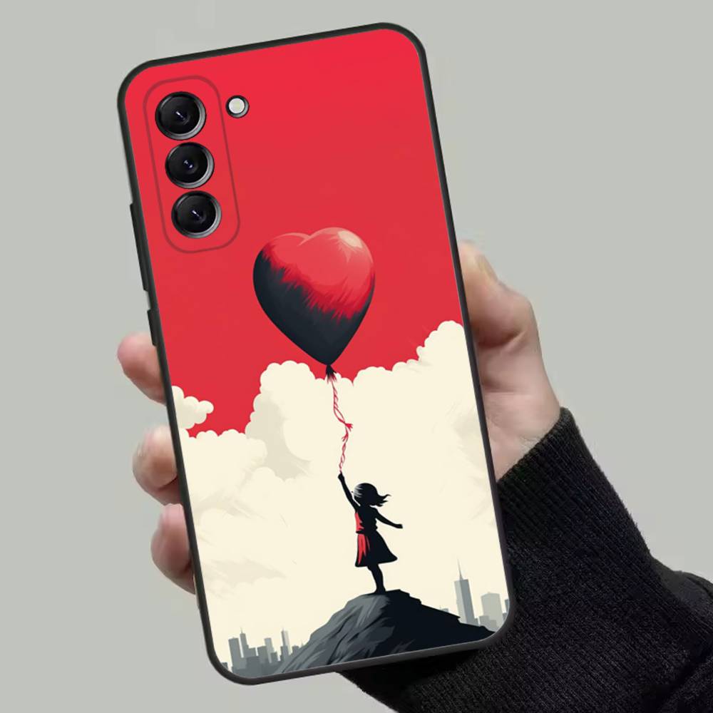 Banksy Graffiti War Phone Case For Samsung Galaxy A13,A21s,A22,A31,A32,A52,A53,A71,A80,Soft Black Shell