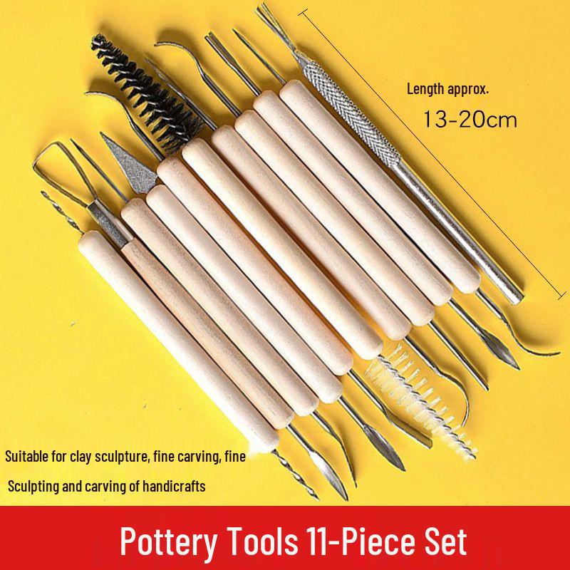 Edelstahl Ton Handwerks Werkzeuge: Halbkreis-Stab & Kugel-Formen-Set