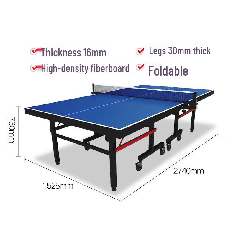 LanXie Standard Foldable Indoor Table Tennis Table