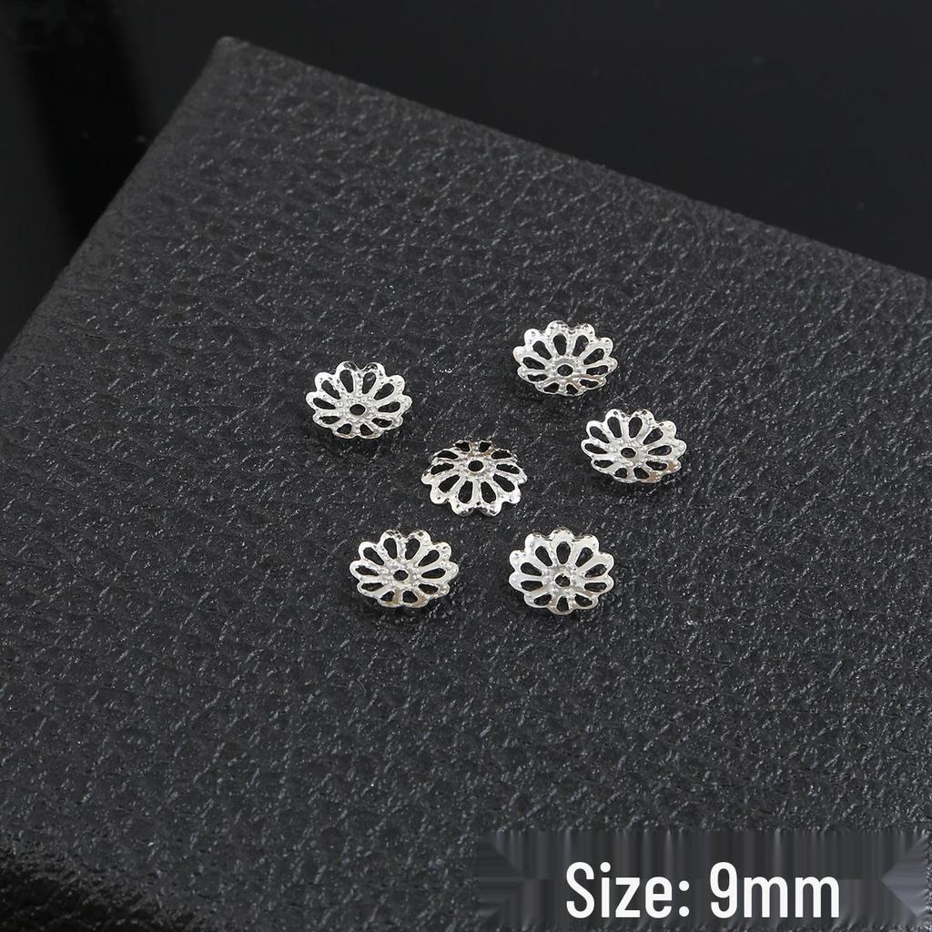 DIY Hollow Multi-Size Flower Spacer Beads & Pendant Bracelet Materials for Ancient Style Hairpins & Headwear