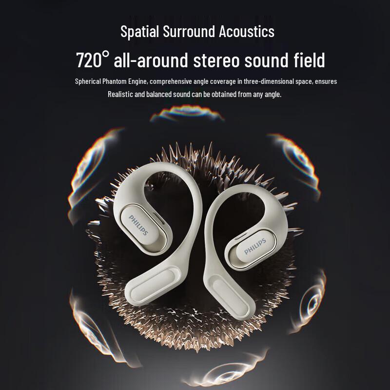 Philips TAT3769 Knochenleitung Bluetooth Sport-Ohrbügel-Kopfhörer
