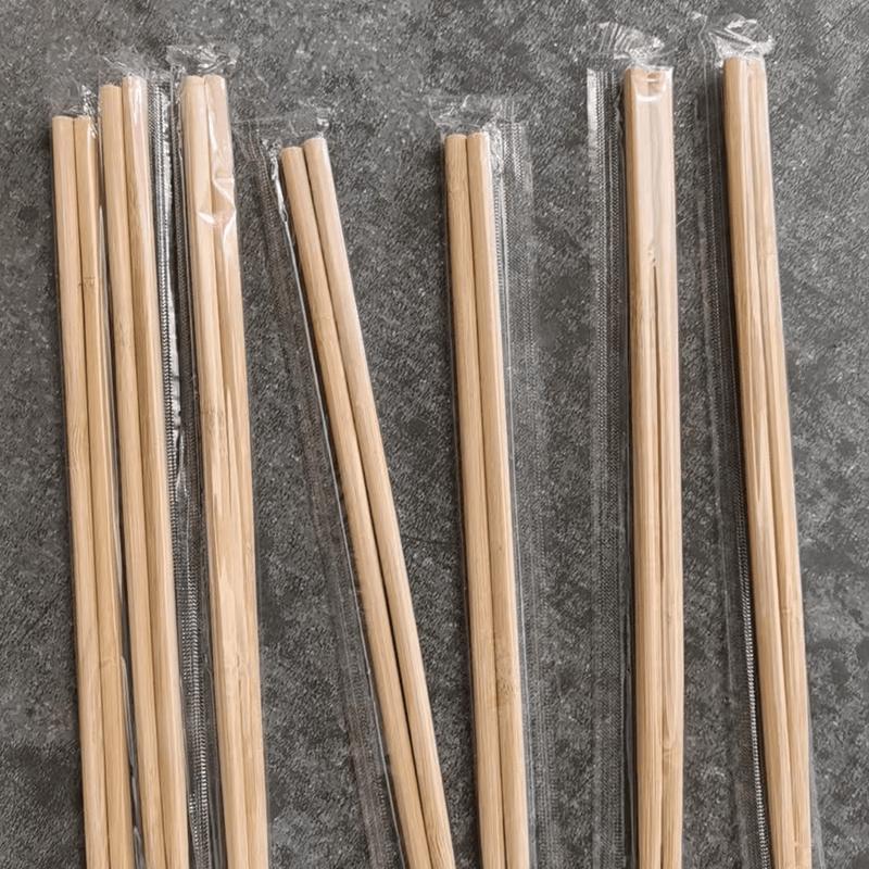 Fang Cao Di Individually Wrapped Disposable Bamboo Chopsticks, 100 Pairs