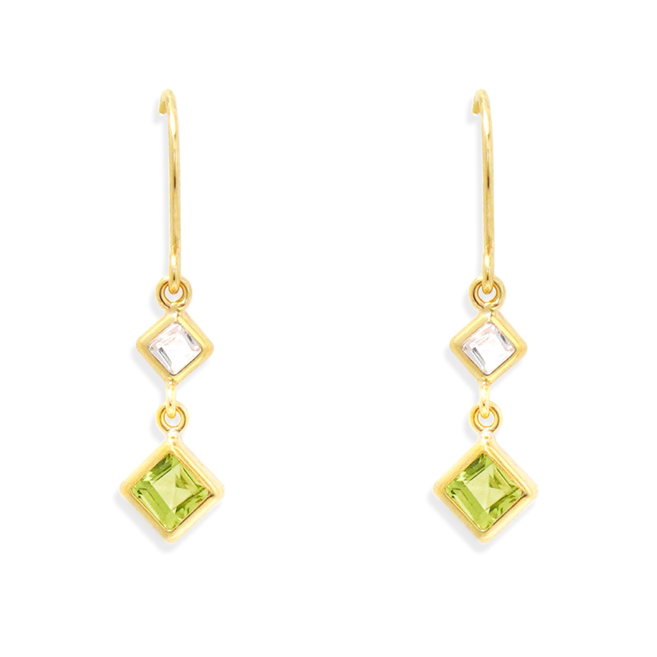 

ESTELLE [Official] Women s Hook Earrings in 10K Yellow Gold with August Birthstone Peridot (Product Code: 0222-9723-0019-0000)