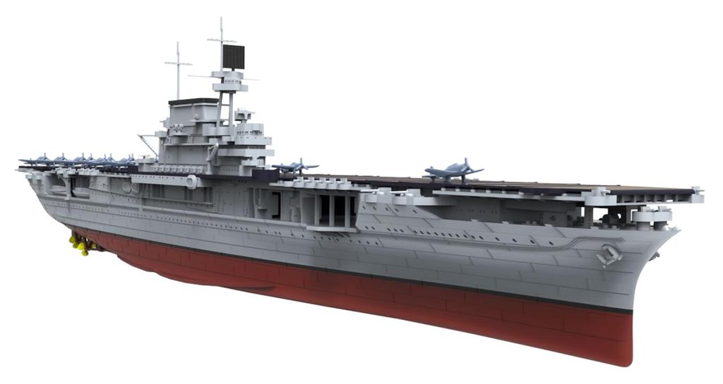 MENG Model letadlové lodi US Navy Enterprise Plastový model MPS005 1/700 CV-6