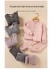 Winter Kids' Fleece-lined Cotton Jacket & Pants Set - Warm School Uniform for Boys & Girls
