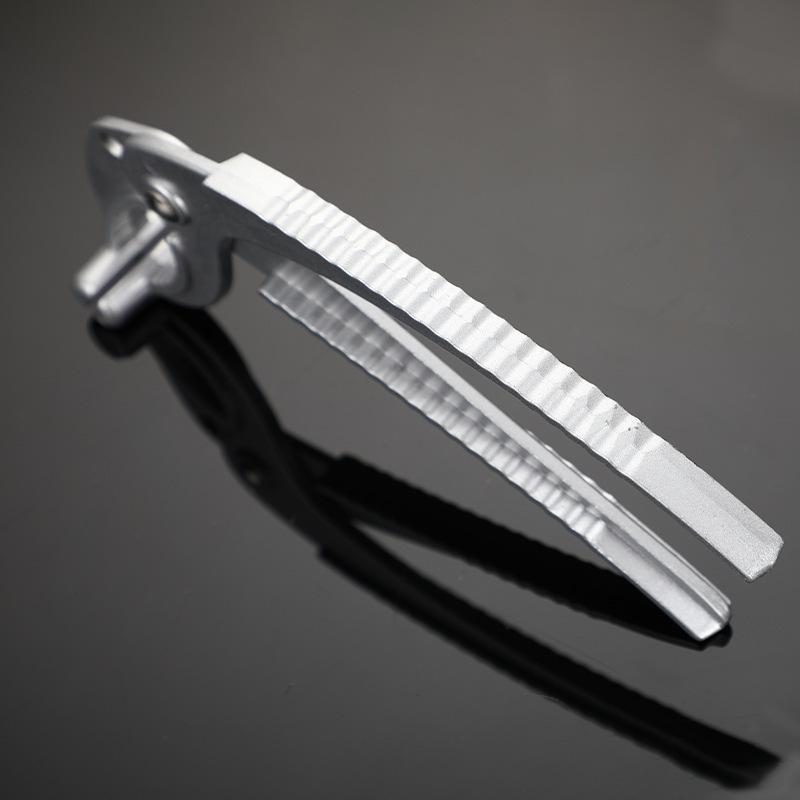 1 Stück tragbarer Aluminiumlegierungs-Pfannen-Schüsselgreifer Topf-Pfannen-Greifer Kochgeschirr-Griffhalter-Clip für Outdoor-Camping-Picknick-Grill