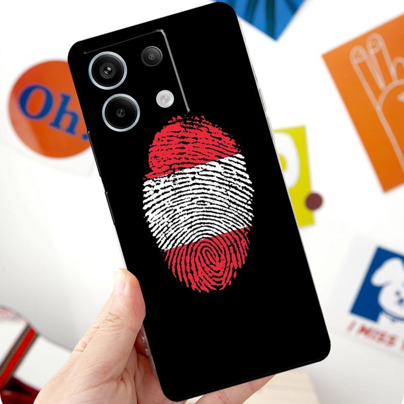Etui z flagą Austrii Dla Xiaomi Redmi Note 14 10 11 12 13 Pro 11S 12S Etui Dla Redmi 15 15C 13C 12C 10C 14C