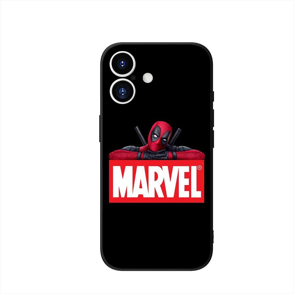 Phone Cover for Apple iPhone 17 16 11 Pro XS Max 16E 6 7 8 Plus SE 2022 X XR 6S Air Case Super hero Marvel Deadpool Superhero
