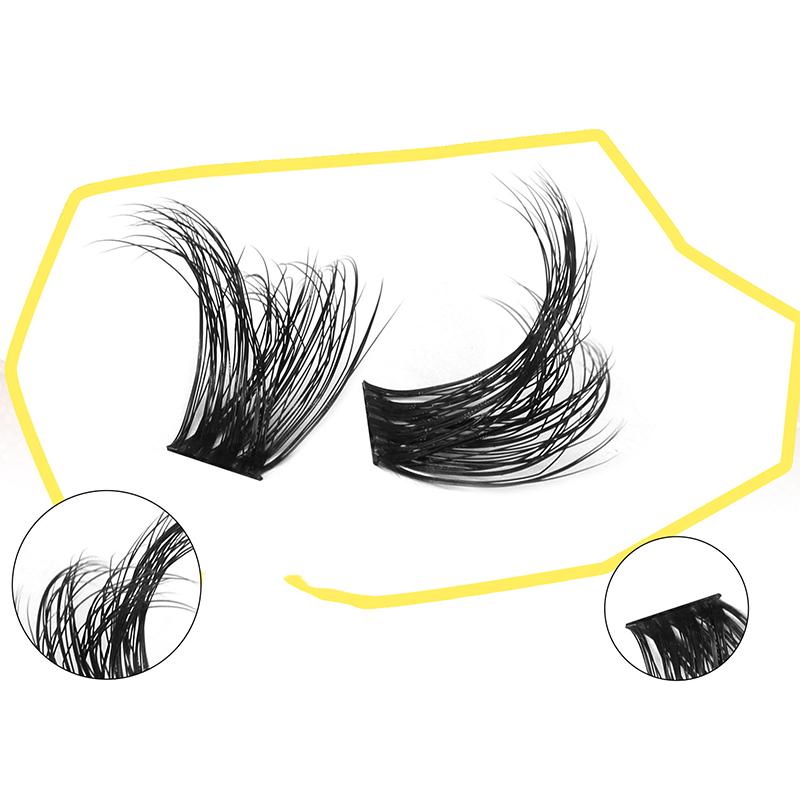 120Pcs Diy Lashes Extension Kit Fluffy Lash Clusters Set Individual Eyelashes With Bond Seal And Lash Tweezer Makeup At Home