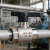 Durability High Temperatures Resistant Stainless Steel Three Way Valves Compacts Design Easy Assembly