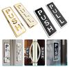 2Pcs Acrylic Push Pull Door Signs Shops Self-Adhesive Pull Door