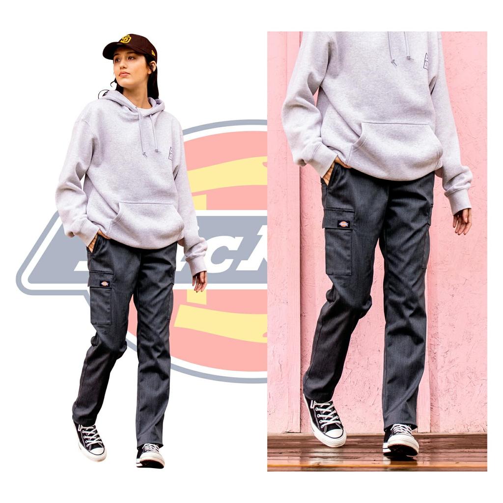 Dickies Cargo Pants D-2875, Workwear, Year-Round Stretch, Dickies CO-COS Pro Uni Sticker Included, Size 13. Black, LL