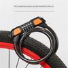 New 5‑Digit Bicycle Password Lock Thickened Steel Cable Anti‑Theft Lock Universal for Mountain Bike Electric Scooter Cycling Security Lock