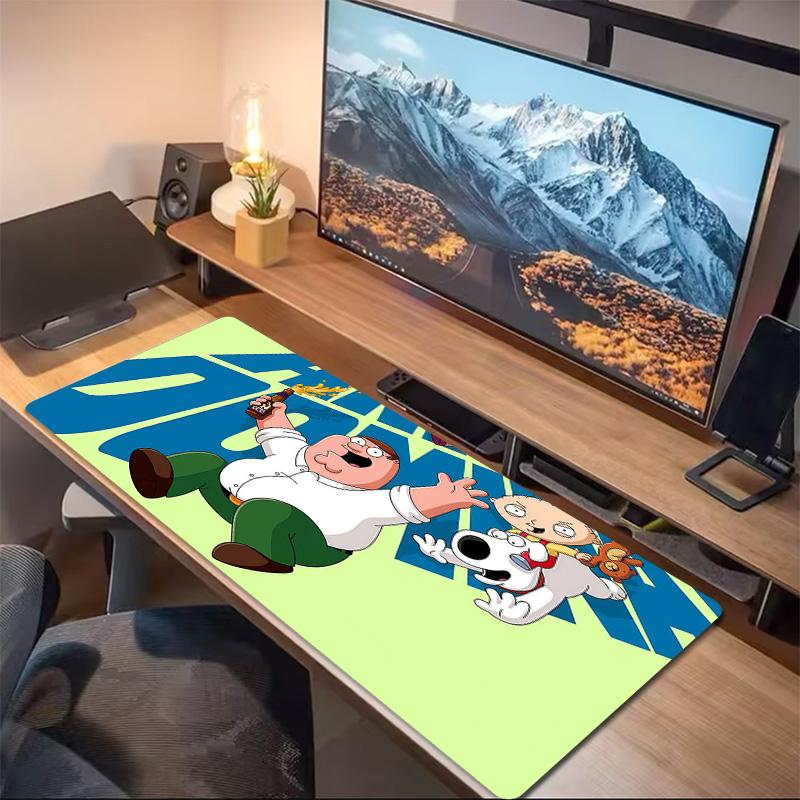 Family Guy2 Print Cushion Non-slip Laptop Tablet Big Mousepad XXL Mat Mini PC Playmat With Lock Edge