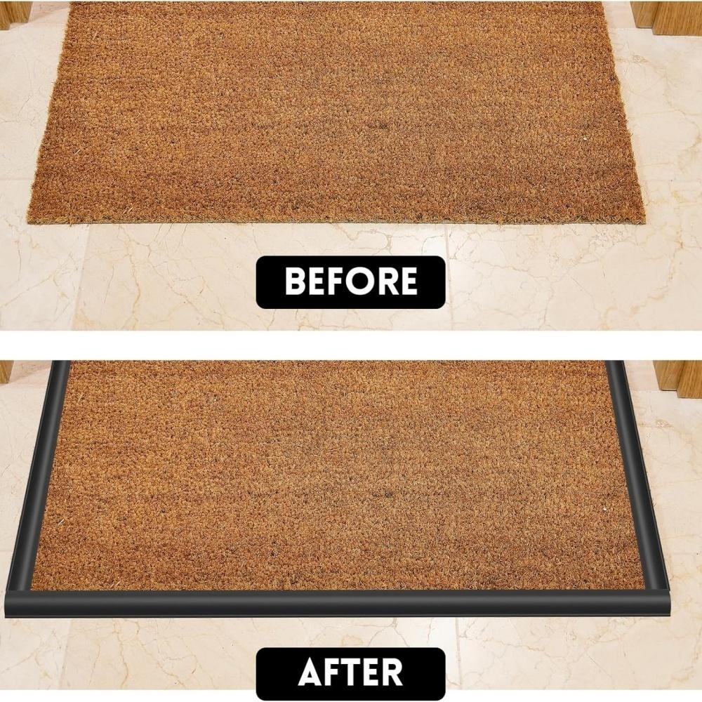 1pc 3meters/118.11in Carpet Edge Trim Strip Cuttable Carpet Transition Strip From Carpet To Tile for Carpet Thickness Within 8mm