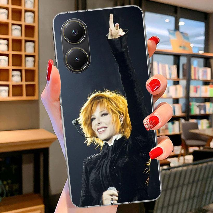 Mylene Farmer Phone Case For Xiaomi Poco F7 Ultra X7 X6 X5 Pro M7 Redmi 15C 15 13C 13 12C 12 10C 10 9A 9C 9T 9 Shell Poco F7 Ult