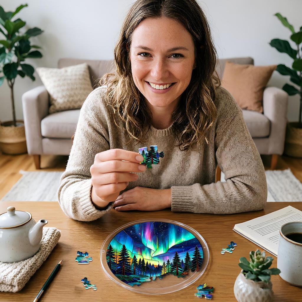 Decorative Stained Glass Window Hanging Suncatcher Puzzle Ornament for Garden Kitchen Sunroom Home Decoration Indoor Outdoor Use