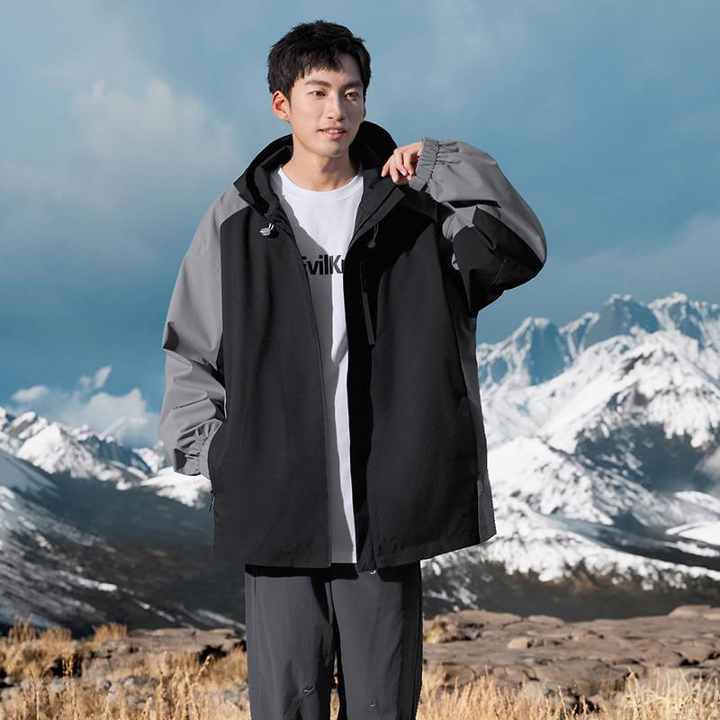 

Couple Jacket Men and Women Lapel Spring Clothes New Casual Men Work Clothes Outdoor Double 3XL