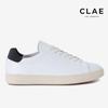 Baskets Clae en Cuir Blanc Sceu233br00