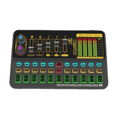 Computer and Mobile Phone Live Streaming Sound Card for Online Singing Chatting Live Video Streaming