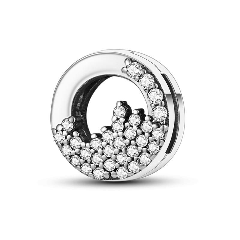 

Посеребренная сетчатая защитная цепочка с зажимом в виде пчелы и бабочки, круглые очаровательные бусины, подходят для оригинального сетчатого браслета, ювелирных изделий