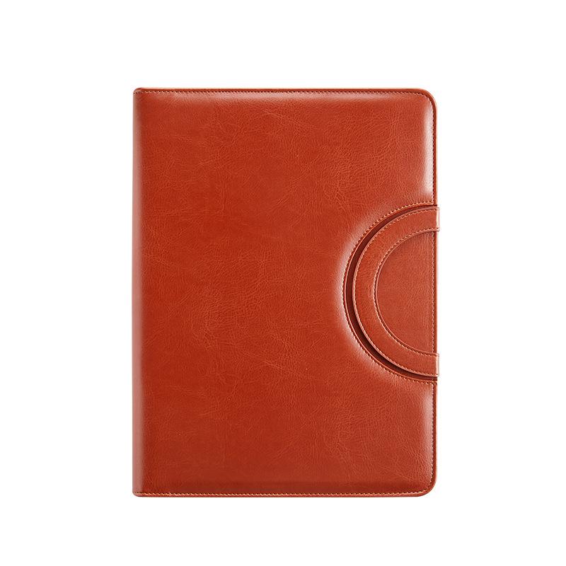 A4 Business Folder with Calculator and Zipper - Sales Manager's Document File Folder