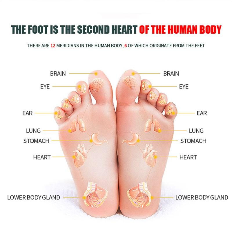 Wireless Remote Control Pulse Heating Foot Massager Angle Adjustable with Electrode Pads Multifunctional Foot Therapy Machine